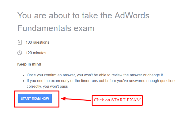 Google AdWords Certification Process